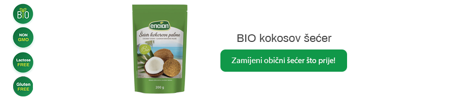Cuker od kokosa v Encian spletni trgovini