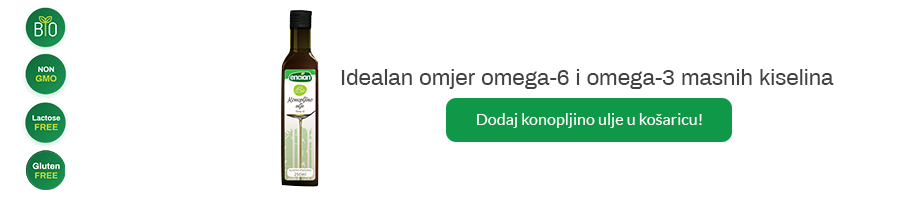 Konopljino olje hladno prešano v Encian web shopu