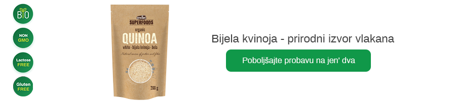 Bela kvinoja samo v Encian spletni trgovini - izboljšajte prebavo