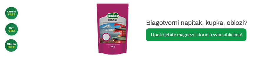 Magnezijev klorid nigari v Encian spletni trgovini