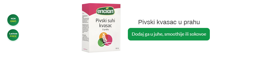 Suhi pivovarski kvas v kapsulah v Encian spletni trgovini