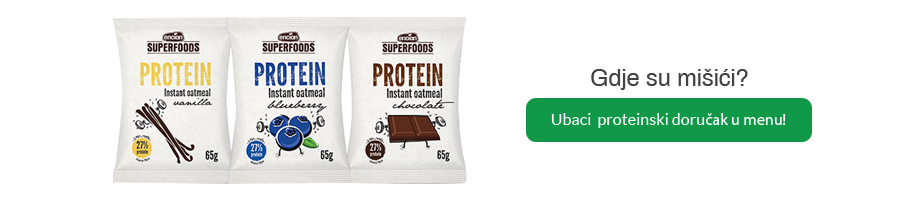 Superfoods ovsene kaše so polne beljakovin