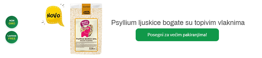 Psyllium luske veliko pakiranje v Encian spletni trgovini