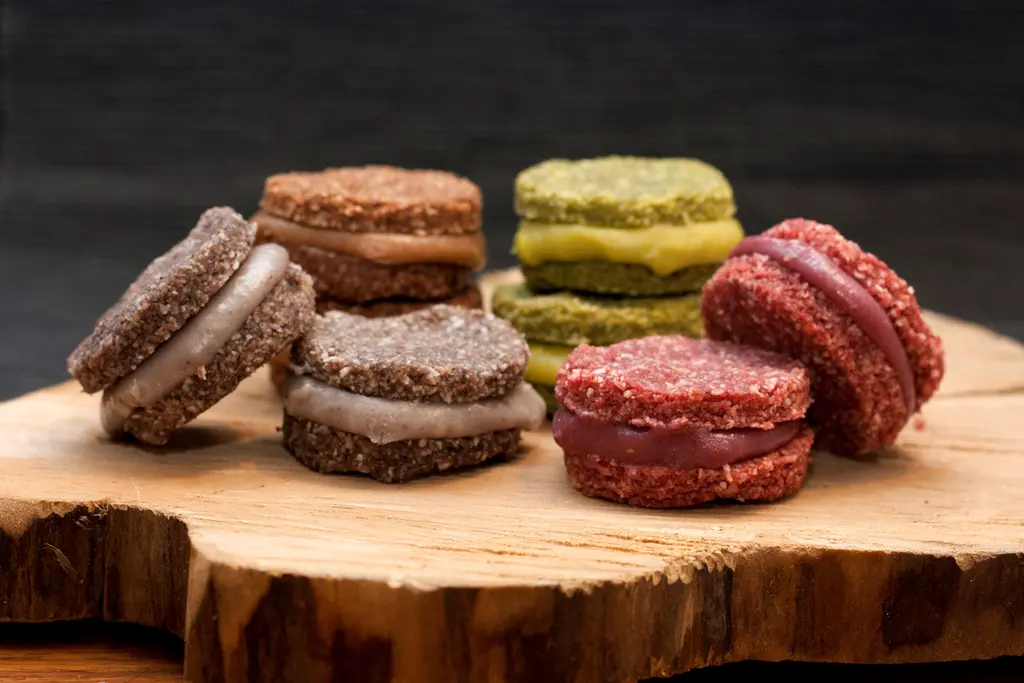 French macarons na zdrav nacin - brez sladkorja in jajc -