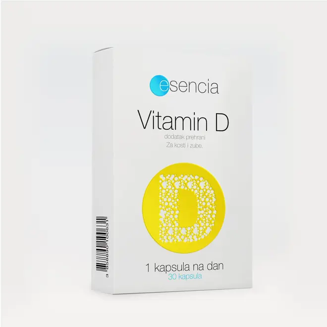 Esencia Vitamin D, 30 kapsul-0