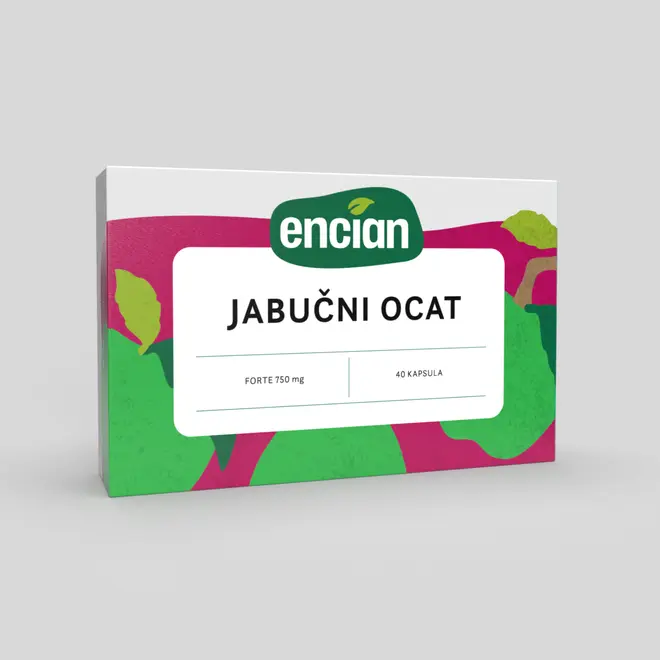 Jabolčni kis forte 750mg, 40 kapsula-0