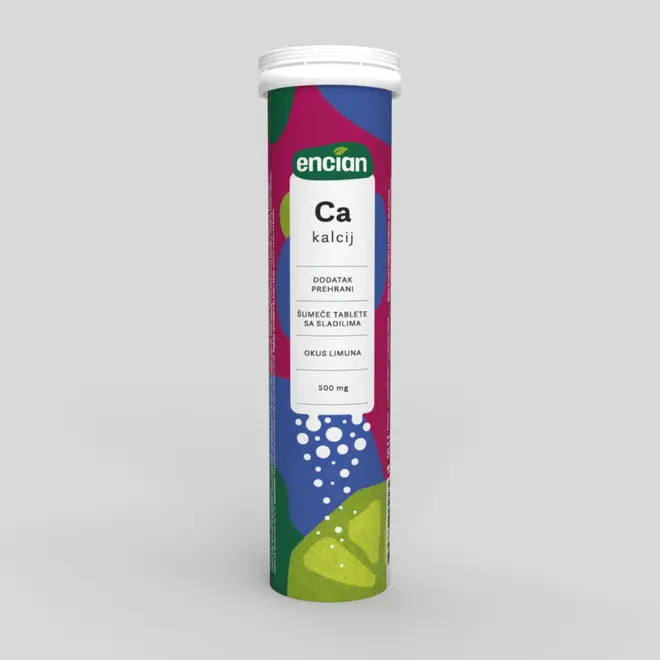 Kalcij, 20 šumečih tablet-0
