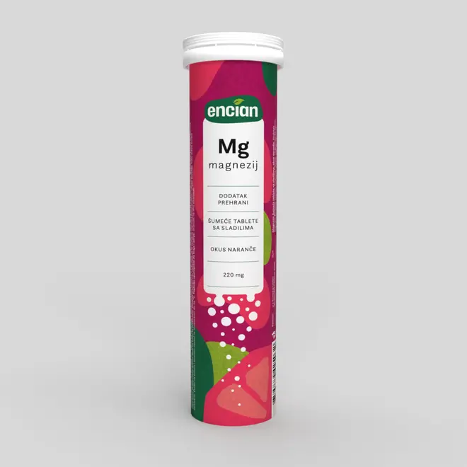 Magnezij, 20 šumečih tablet-0