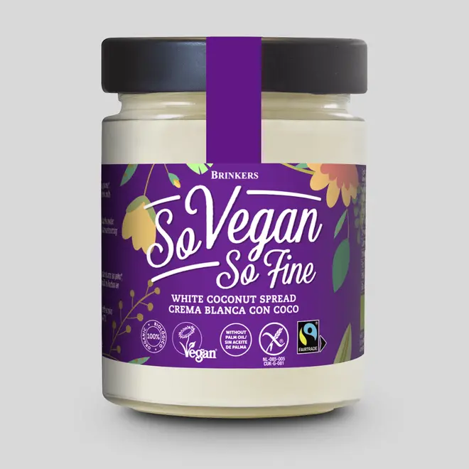 SO VEGAN namaz beli kokos BIO 270 g-0