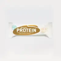 Proteinska ploščica z okusom vanilije z belim prelivom, 60g